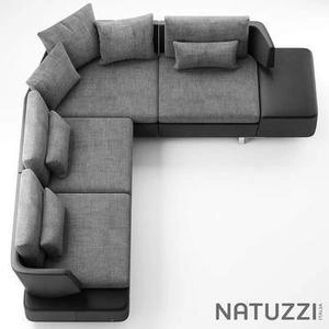 ابجکت مبل ال L مدرن natuzzi