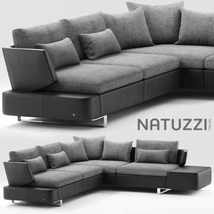 ابجکت مبل ال L مدرن natuzzi