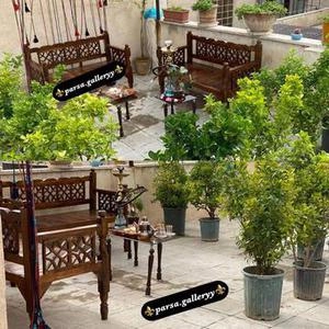 تخت چوبی گره چینی