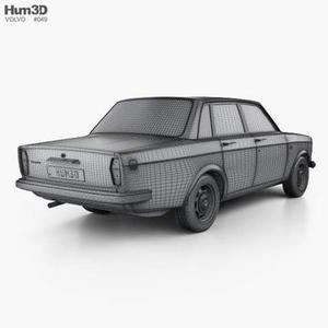 آبجکت 3d خودرو ولوو Volvo 144 Sedan 1967ص