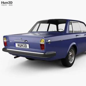 آبجکت 3d خودرو ولوو Volvo 144 Sedan 1967ص