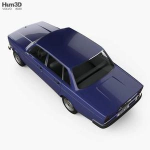 آبجکت 3d خودرو ولوو Volvo 144 Sedan 1967ص