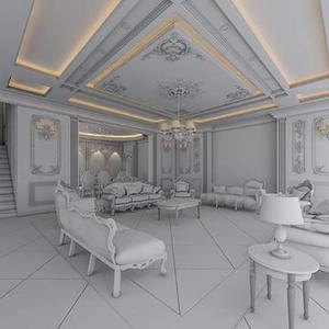 رندر داخلی کلاسیک