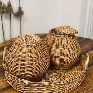 باکس حصیری خمره ای قطر