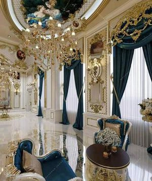طراحی داخلی کلاسیک Paradis Wedding Hall