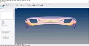 ویدیوی ساخت سپر خودرو با استفاده از پلاگین xNURBS